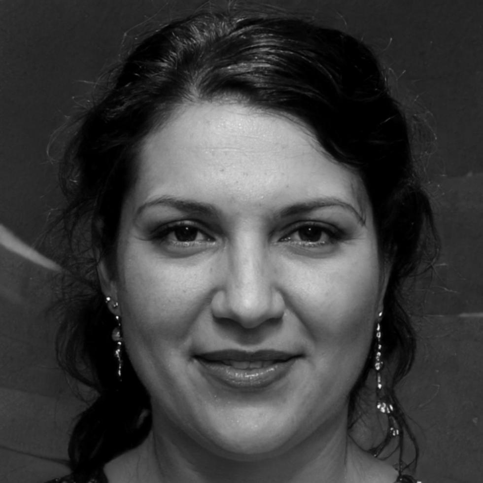 Portrait of Oksana Hrynchuk, curriculum and post-processing specialist